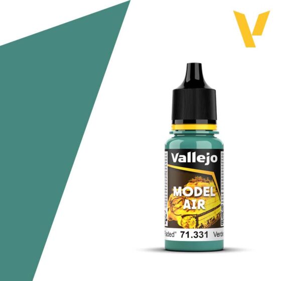 Vallejo Model Air - Cockpit Emerald Green Faded (18ml) 71.331 Vallejo Model Air - Cockpit Emerald Green Faded (18ml) 71.331