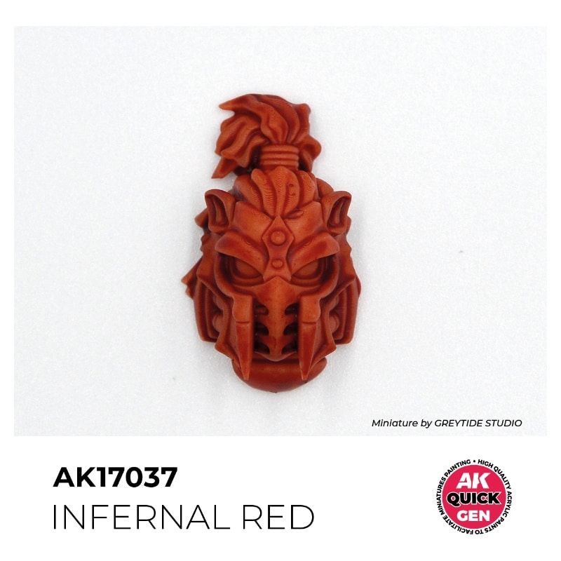 AK Interactive Quick Gen Paint - Infernal Red (18ml) AK17037 AK Interactive Quick Gen Paint - Infernal Red (18ml) AK17037
