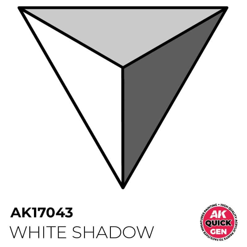 AK Interactive Quick Gen Paint - White Shadow (18ml) AK17043