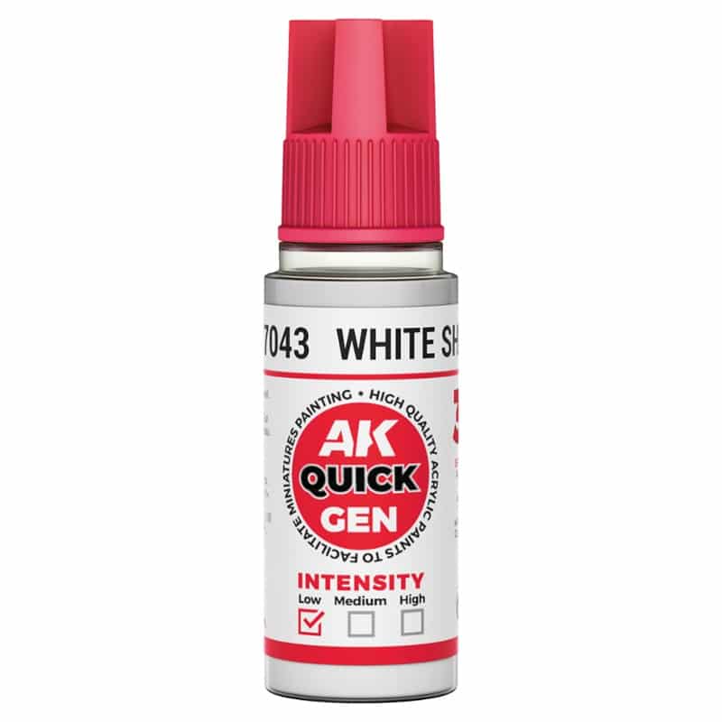 AK Interactive Quick Gen Paint - White Shadow (18ml) AK17043