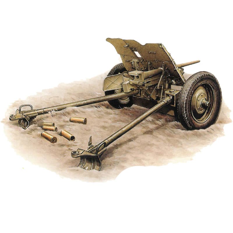 Hat Industrie WWII German Pak36 37mm AT gun (1/72) 8149