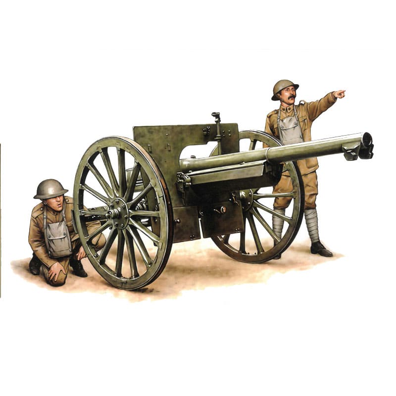 Hat Industrie WWI US Artillery (75mm) (1/72) 8158