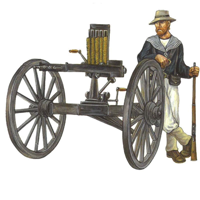 Hat Industrie Colonial Wars Gardner Gun and Crew (1/72) 8180