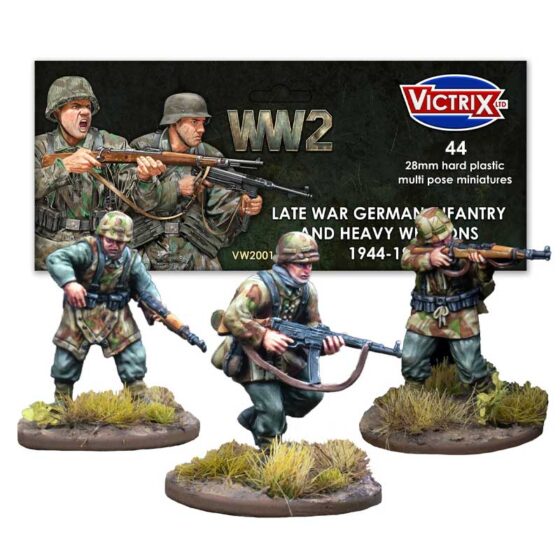Victrix WWII Late War German Infantry & Heavy Weapons (1944-45) (28mm) VW2001 Victrix WWII Late War German Infantry & Heavy Weapons (1944-45) (28mm) VW2001