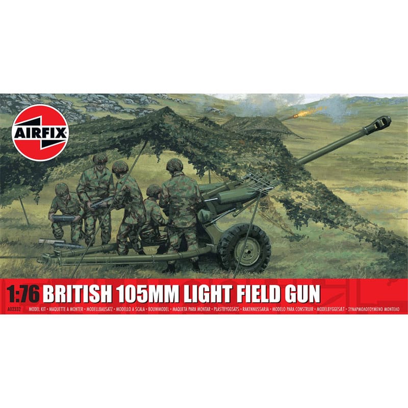 Airfix British 105mm Light Field Gun (1/76) A02332