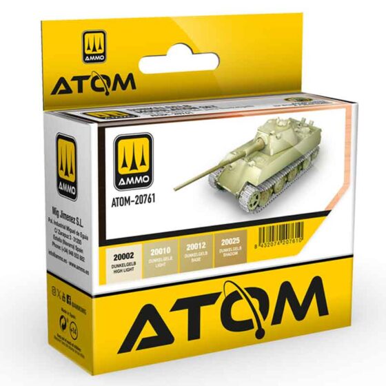 Ammo ATOM Dunkelgelb Modulation Paint Set ATOM-20761
