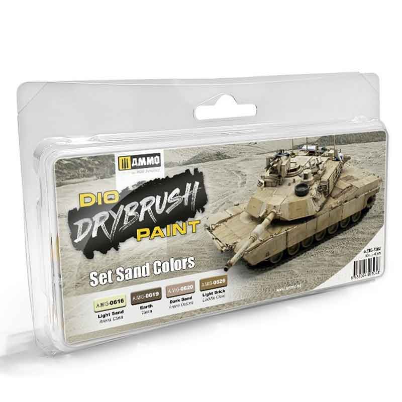 Ammo DRYBRUSH Set Sand Colours Set A.MIG-7304