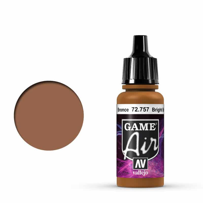 17ml Bright Bronze Vallejo Game Air 72.757