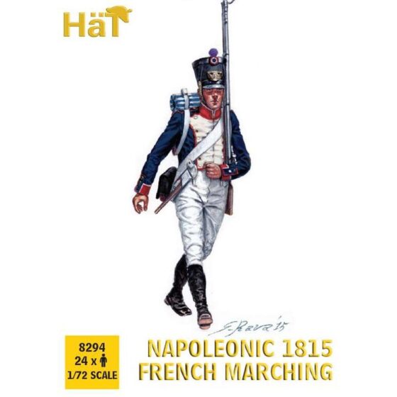 Hat Industrie Napoleonic 1815 French Infantry Marching (1/72) 8294 Hat Industrie Napoleonic 1815 French Infantry Marching (1/72) 8294