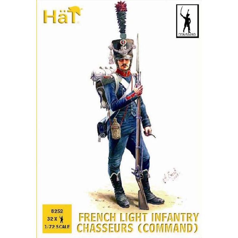 Hat Industrie Napoleonic French Light Inf Command (1/72) 8252