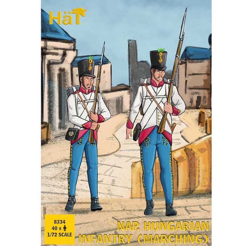 Hat Industrie Napoleonic Hungarian Inf Marching (1/72) 8334