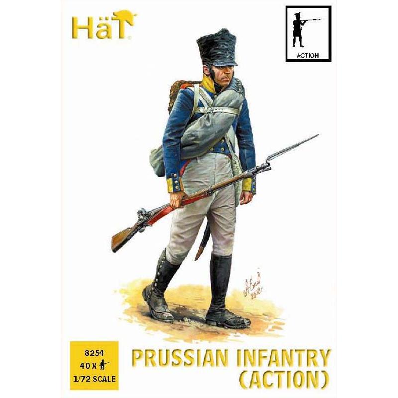 Hat Industrie Napoleonic Prussian Infantry Action (1/72) 8254