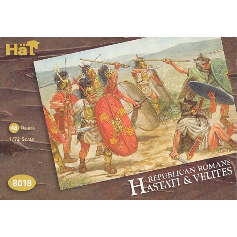 Hat Industrie Republican Roman Hastati and Velites (1/72) 8018
