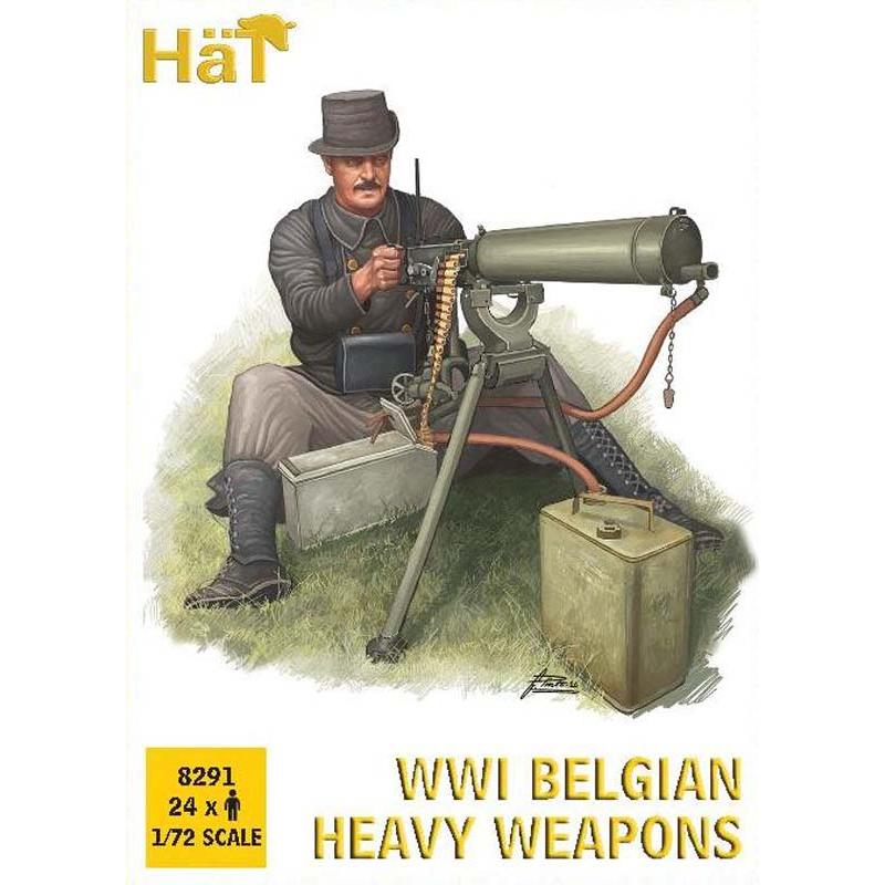 Hat Industrie WWI Belgian Heavy Weapons (1/72) 8291