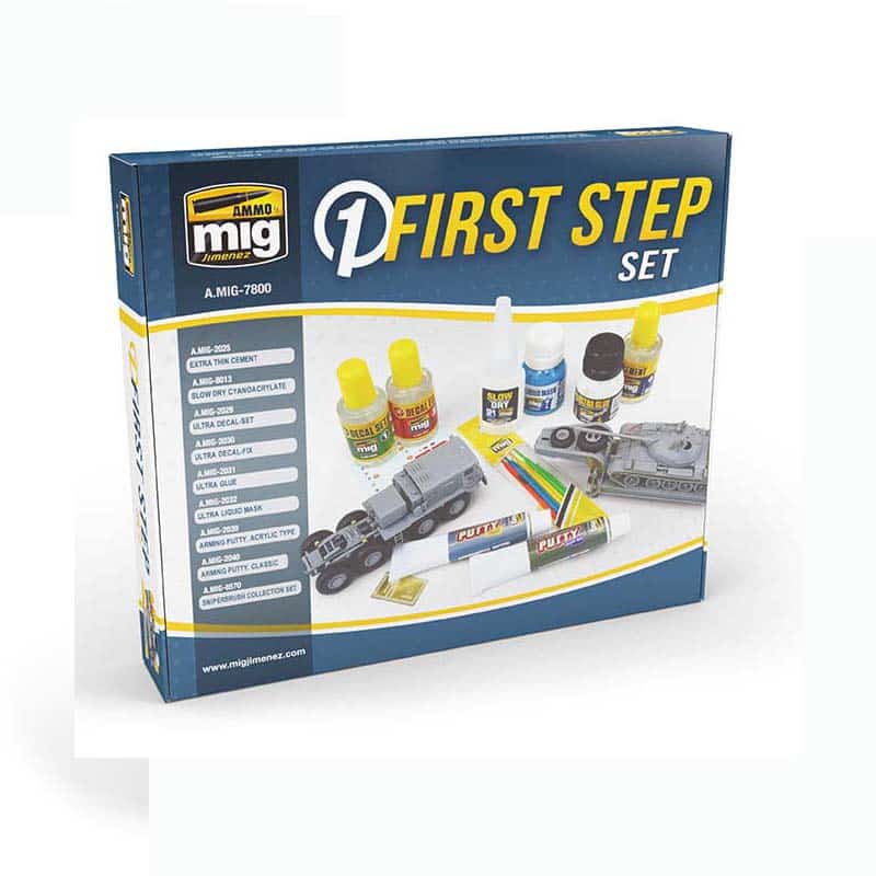 First Steps Set Ammo Mig Jimenez A.MIG-7800 First Steps Set Ammo Mig Jimenez A.MIG-7800