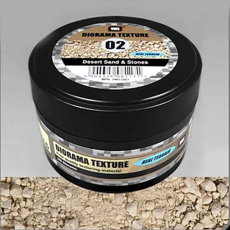 VMS Diorama Texture No.2 Desert Sand & Stones (100ml) VMS.DI07