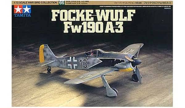 1/72 Focke Wulf 190 A-3 Tamiya 60766 *Damaged Box* 1/72 Focke Wulf 190 A-3 Tamiya 60766 *Damaged Box*