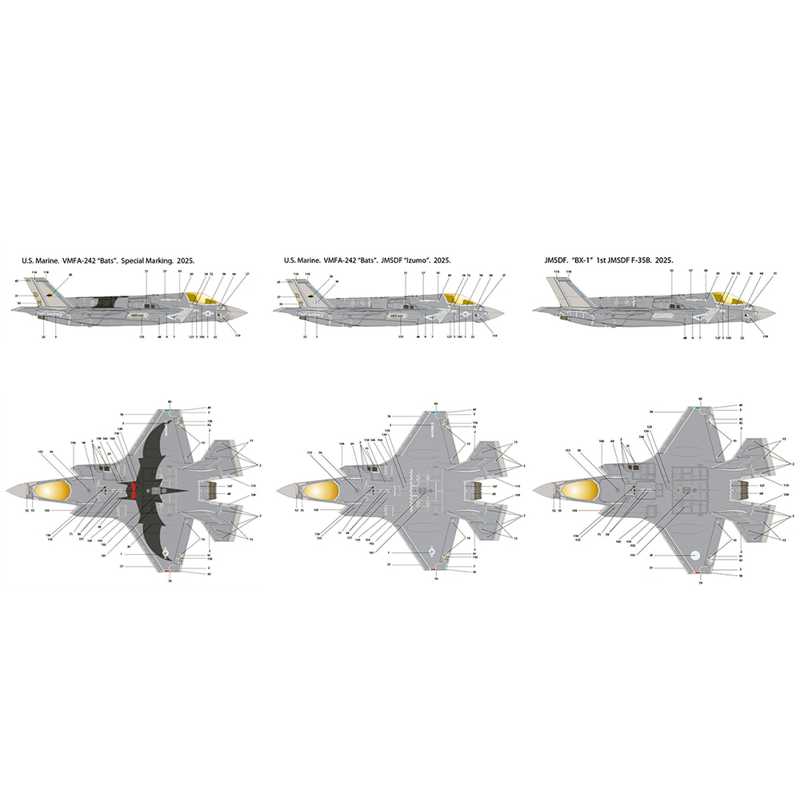 Academy F-35B VMFA-242 Bats (1/72) 12592