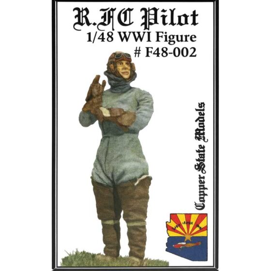 Copper State Models WWI RFC Pilot Figure (1/48) F48-002 Copper State Models WWI RFC Pilot Figure (1/48) F48-002