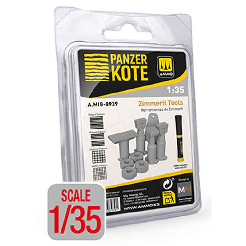 AMMO Panzer Kote Zimmerit Tools (1/35) A.MIG-8939
