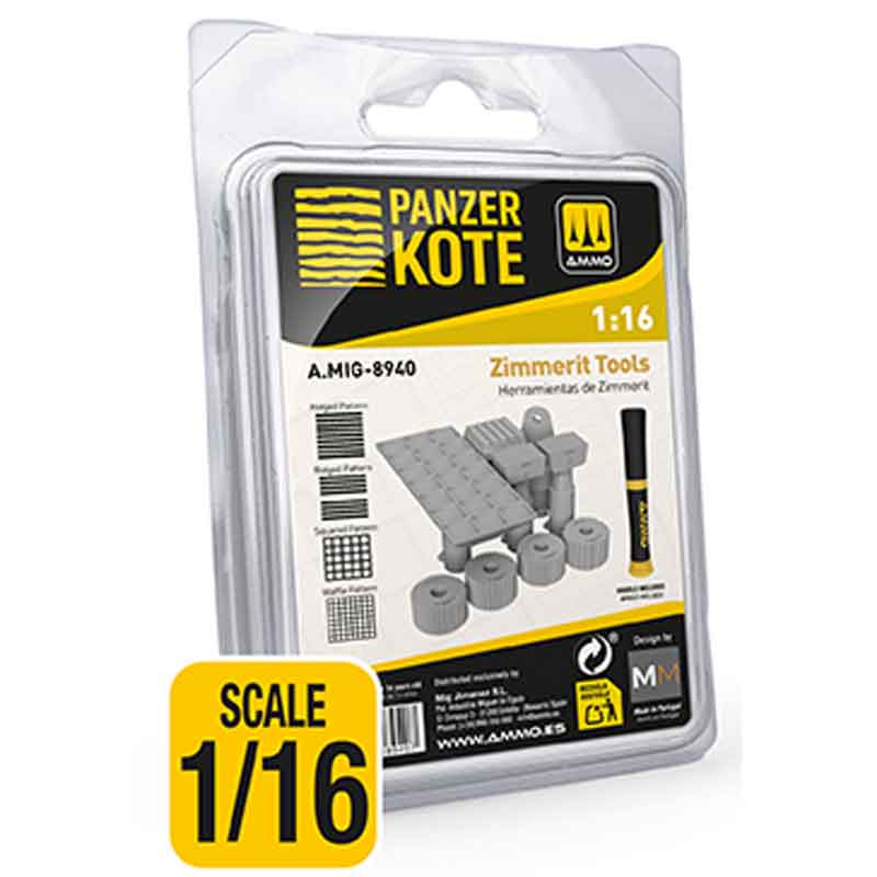 AMMO Panzer Kote Zimmerit Tools (1/16) A.MIG-8940