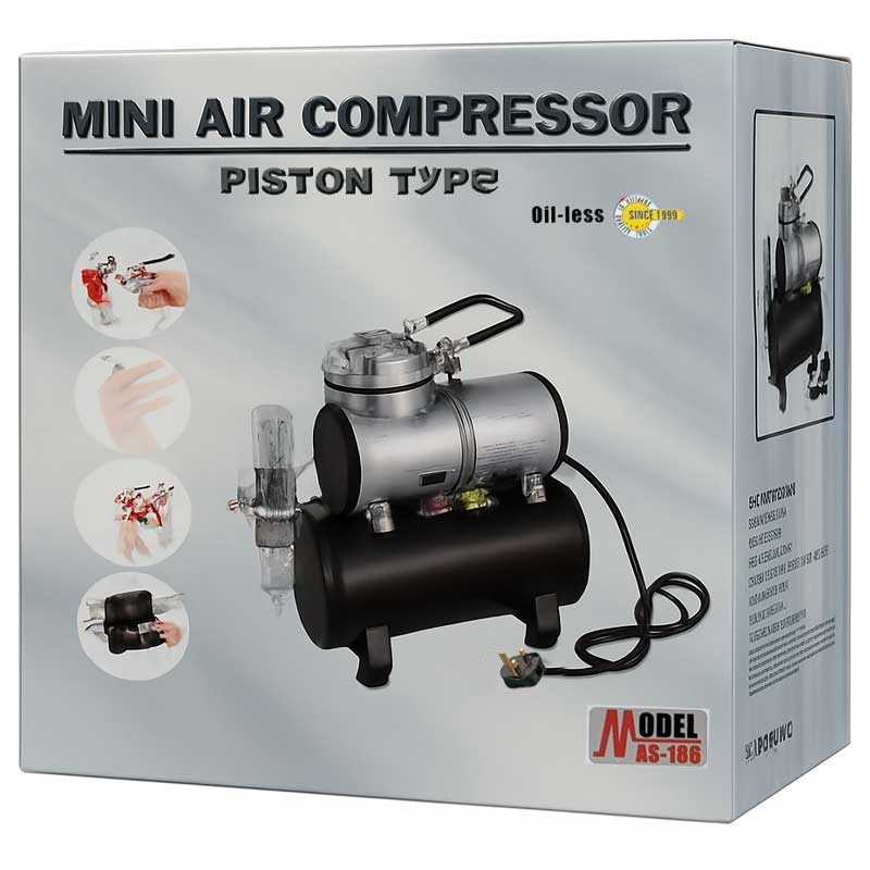 Airbrush Compressor (3L Tank) AS-186