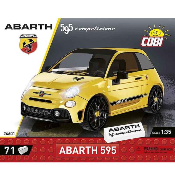 COBI Fiat Abarth 595 Competizione Yellow 71pcs (1/35) COBI-24601 COBI Fiat Abarth 595 Competizione Yellow 71pcs (1/35) COBI-24601