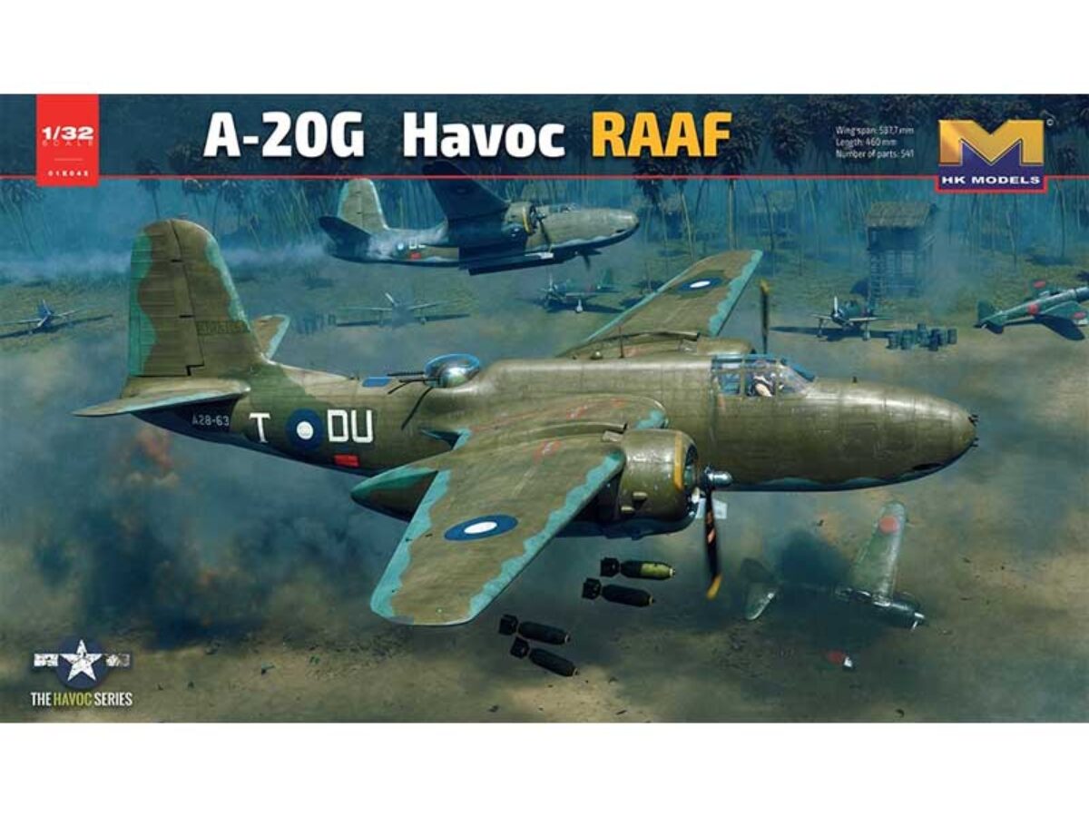 HK Models R.A.A.F A-20G Havoc Medium Bomber | ScaleModelShop