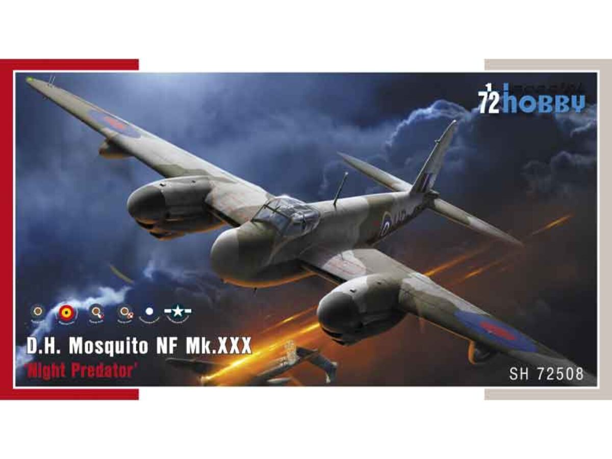 メジャー1~72 DH.98 Mosquito NF Mk.XXX SH72508 (1/72) | Special Hobby