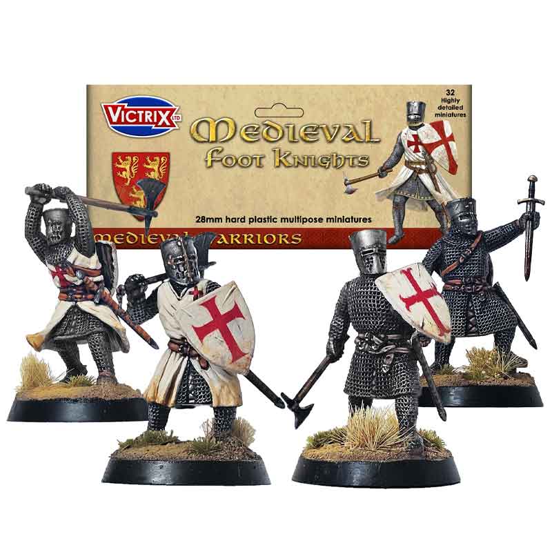Victrix Medieval Foot Knights (28mm) VXM004