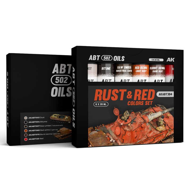 Abteilung 502 Rust and Red Colors Set AKABT304