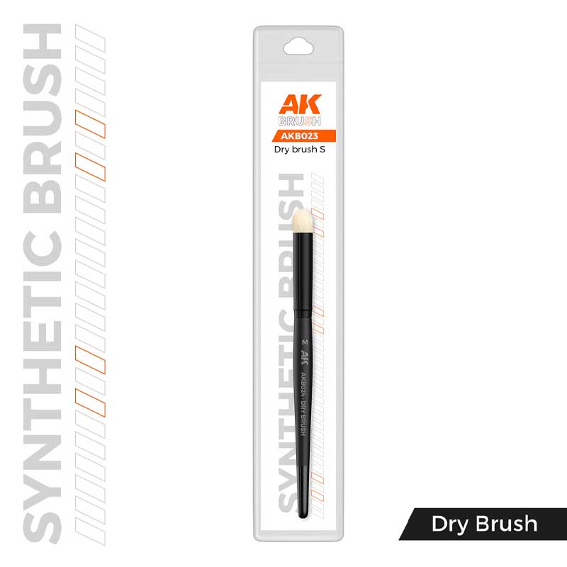 AK Interactive Synthetic Dry Brush - S AKB023