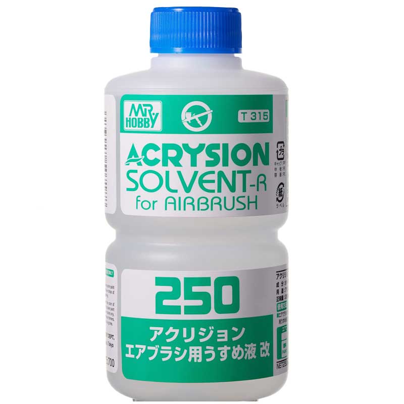 Mr Hobby Acrysion Solvent-R for Airbrush (250ml) T315
