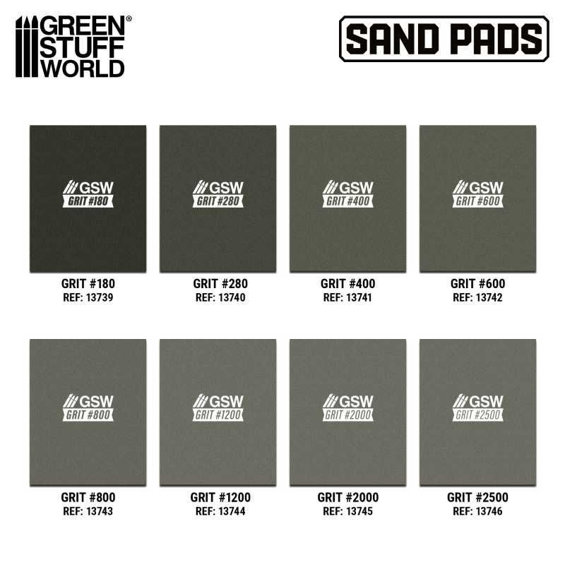 Green Stuff World Rigid Sanding Pads 2000 Grit 13745