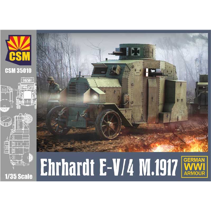 Copper State Models Ehrhardt E-V/4 M.1917 Armoured Car (1/35) CSM35010