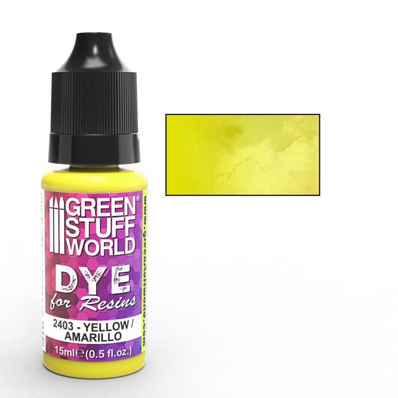 Green Stuff World Dye for Resins Yellow (15ml) 2403