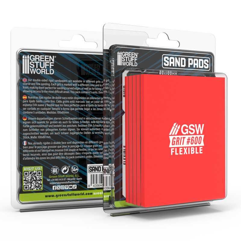 Green Stuff World Flexible Sanding Pads 600 Grit 13610