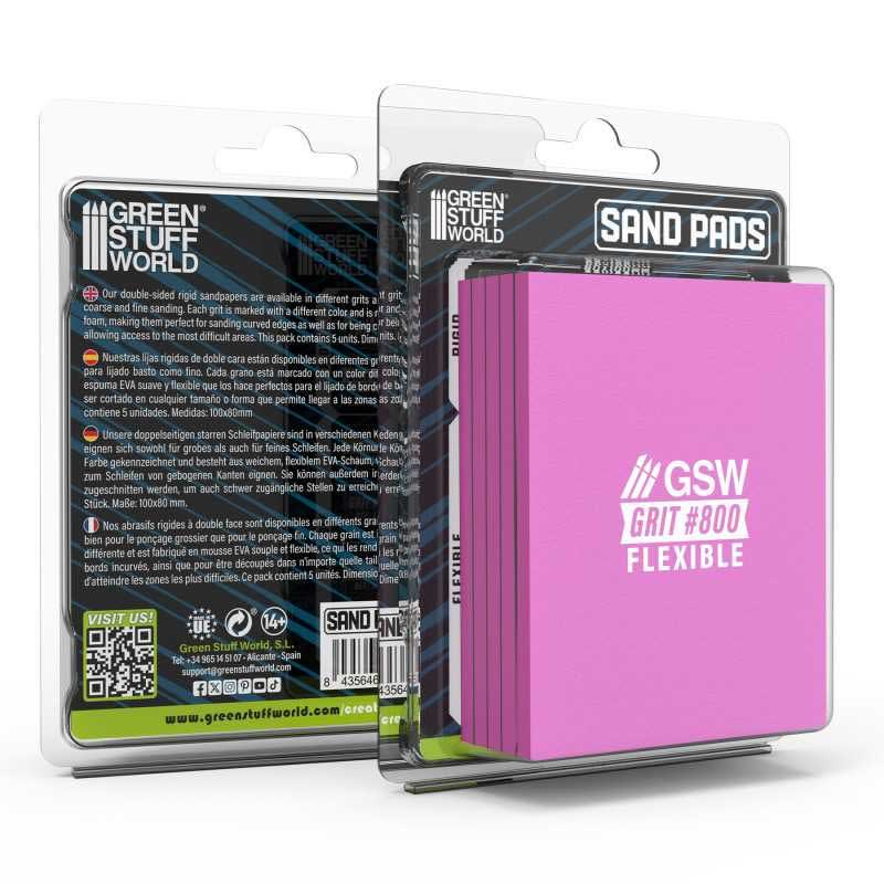 Green Stuff World Flexible Sanding Pads 800 Grit 13611
