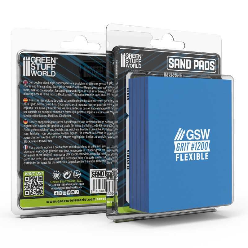 Green Stuff World Flexible Sanding Pads 1200 Grit 13612