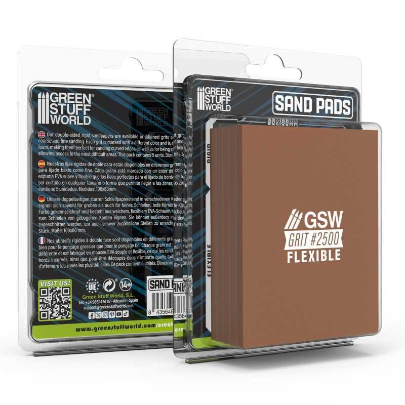 Green Stuff World Flexible Sanding Pads 2500 Grit 13614