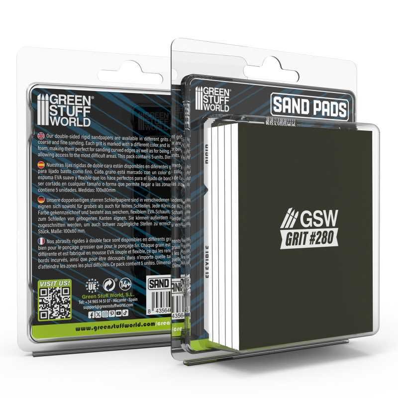Green Stuff World Rigid Sanding Pads 280 Grit 13740