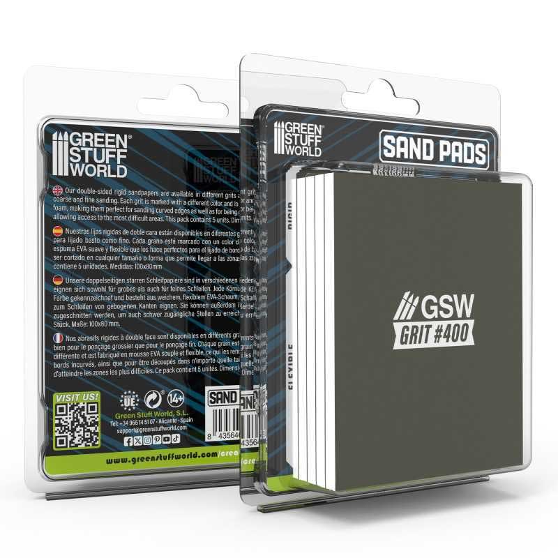 Green Stuff World Rigid Sanding Pads 400 Grit 13741