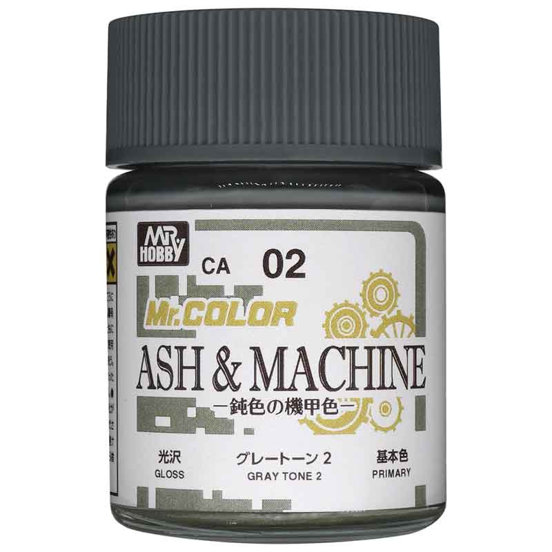 Mr Hobby Mr Color Ash & Machine Gray Tone 2 (18ml) CA-02 Mr Hobby Mr Color Ash & Machine Gray Tone 2 (18ml) CA-02