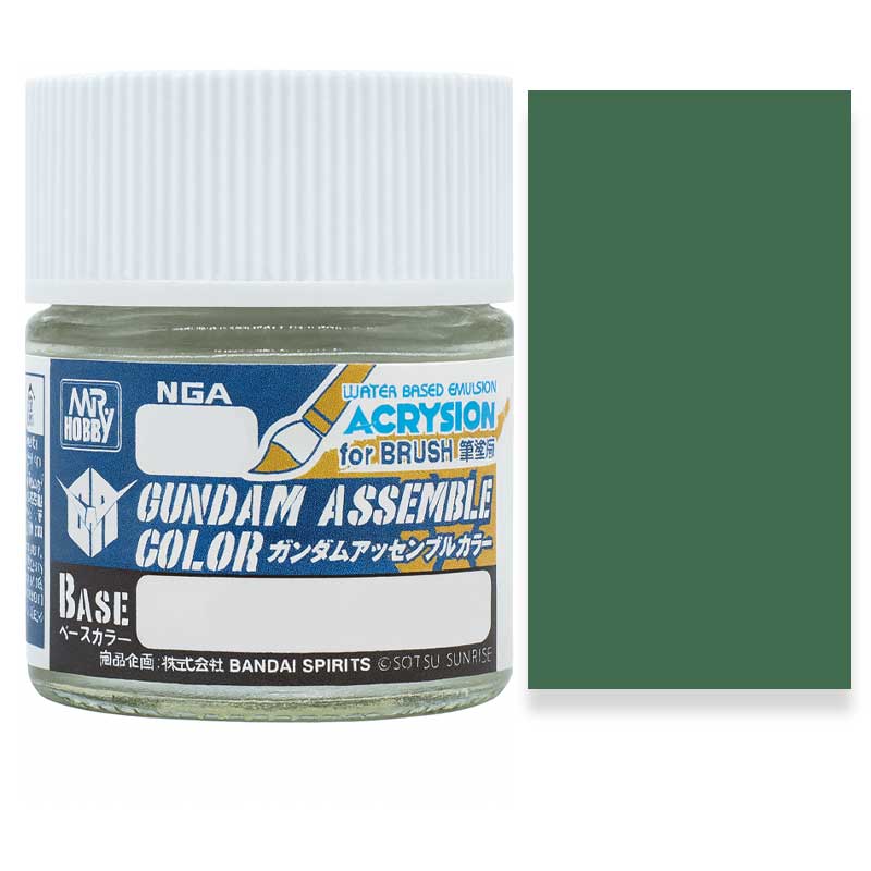 Mr Hobby Gundam Assemble Color Matt Green NGA09