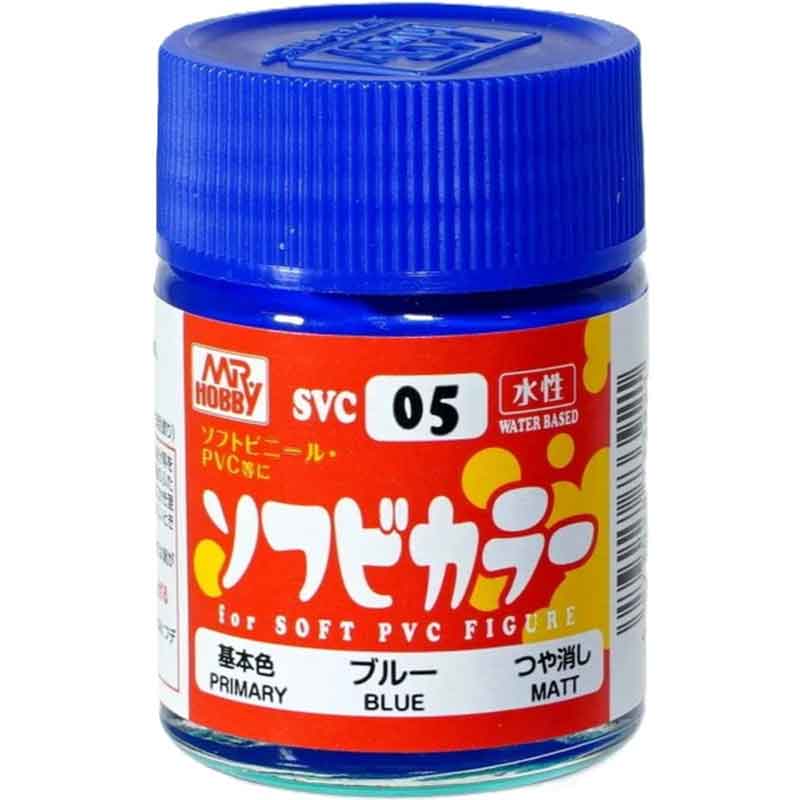 Mr Hobby Soft Vinyl Color Blue (18ml) SVC-05
