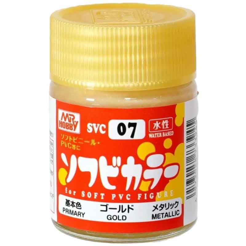 Mr Hobby Soft Vinyl Color Gold (18ml) SVC-07
