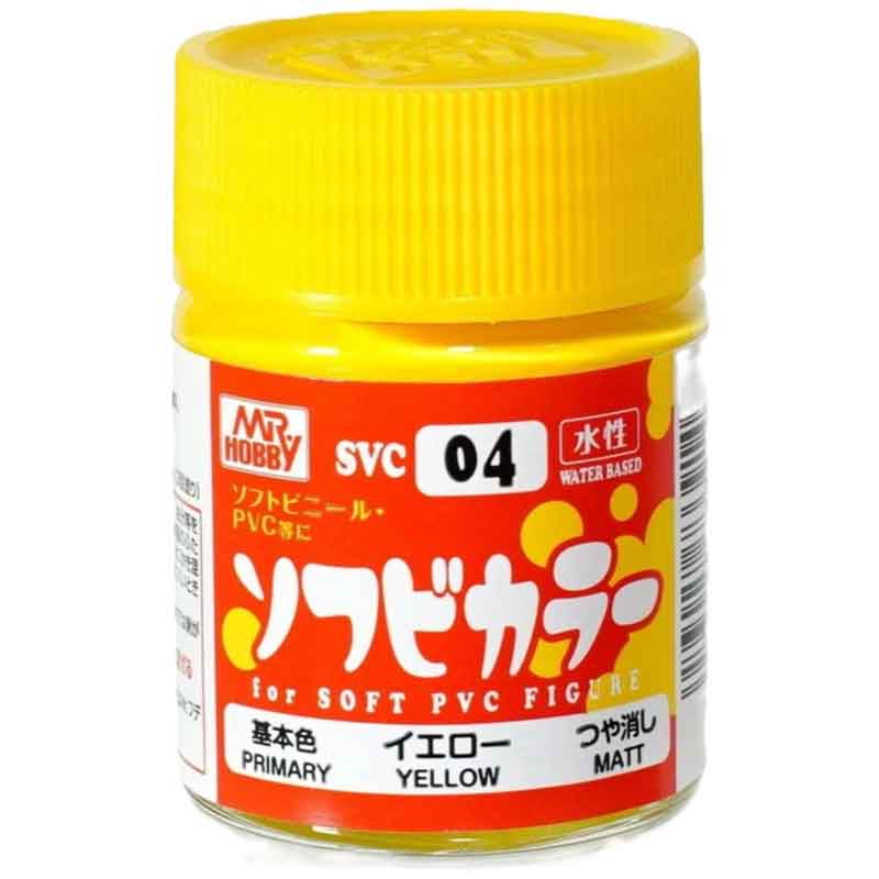 Mr Hobby Soft Vinyl Color Yellow (18ml) SVC-04