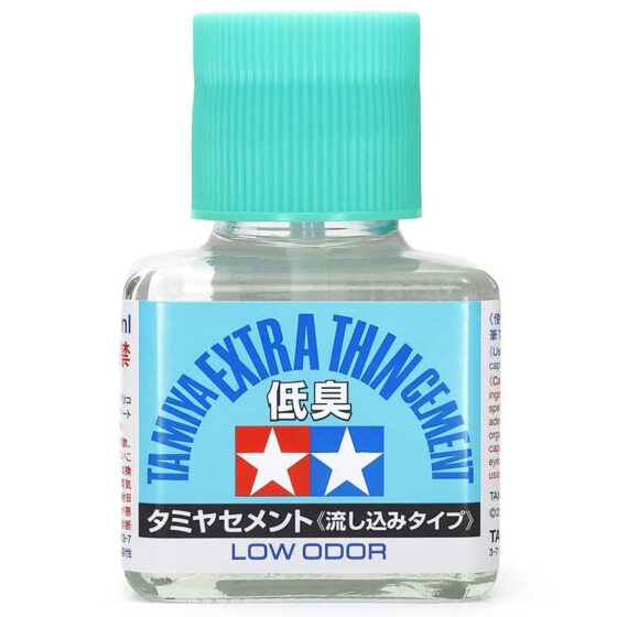 Tamiya Extra Thin Cement Low Odour (40ml) 87236 Tamiya Extra Thin Cement Low Odour (40ml) 87236