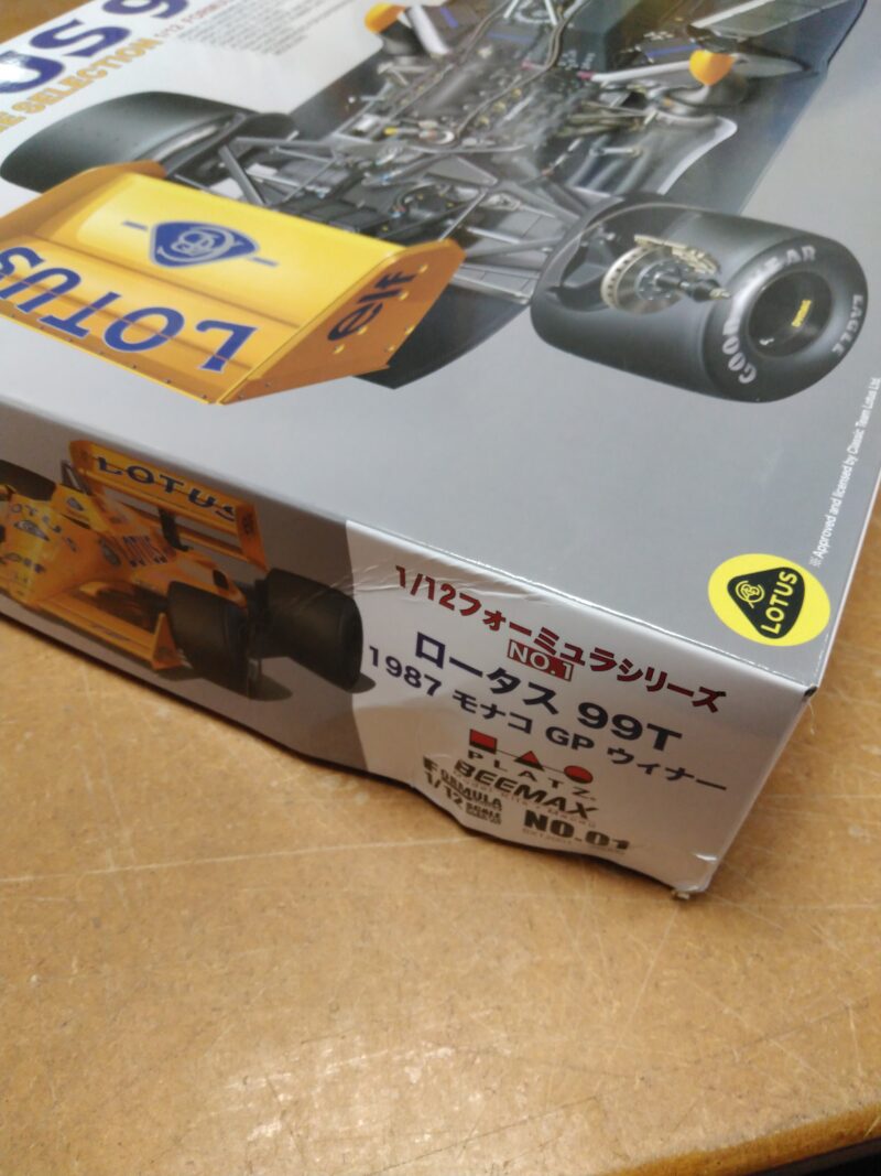 1/12 Lotus 99T 1987 World Champions Monaco GP Beemax B12001 *Damaged Box*
