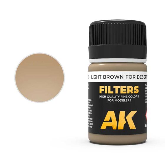 AK Interactive Light Brown For Desert Yellow (35ml) AK-065 AK Interactive Light Brown For Desert Yellow (35ml) AK-065